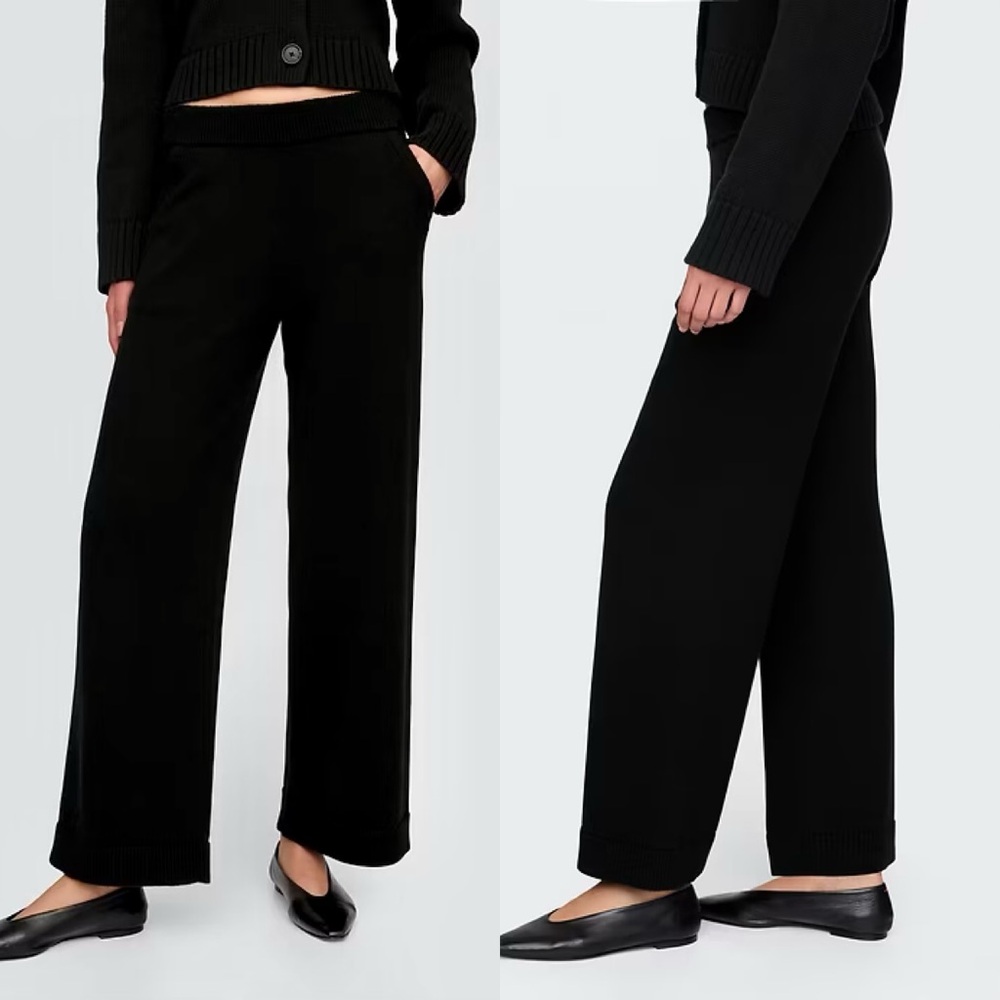 GAP 100% Cotton Relaxed Sweater Pants in Petite | Size L